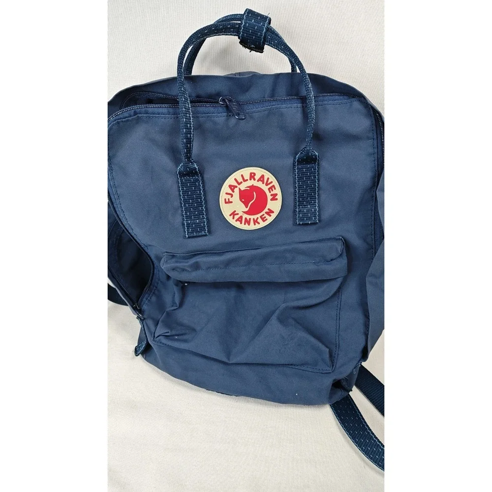 Fjallraven Kanken Classic Backpack Navy Blue Vinylon F Swedish Daypack‎ 23515